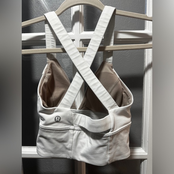 Lululemon Sweat Your Heart Out Bra-White - Picture 8 of 10